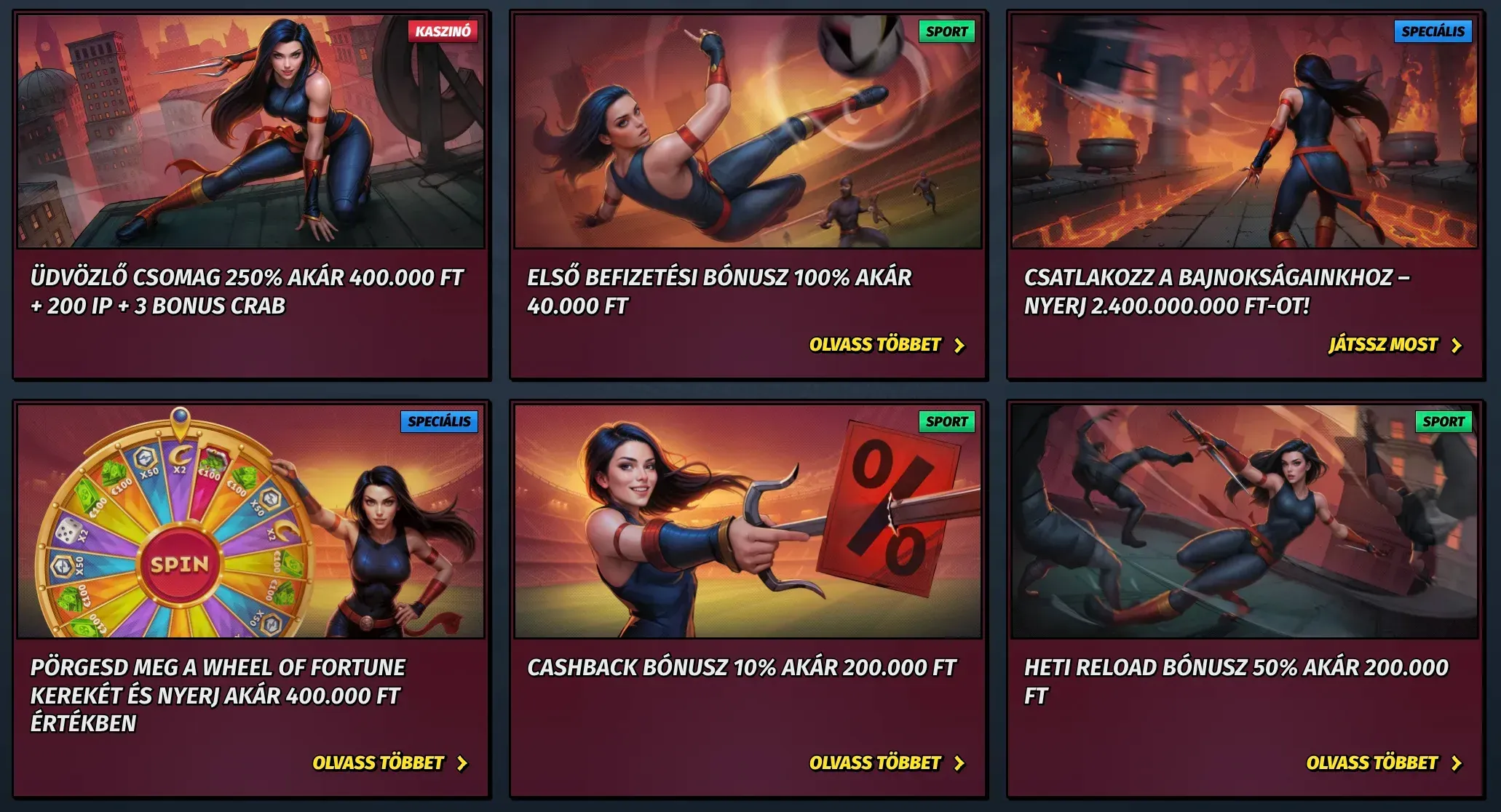 Promóciók az Allyspin casino